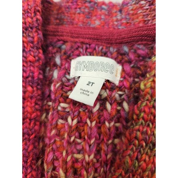 Gymboree Sweater Babygirls 2T Chunky Knit Open Front Cardigan - Picture 4 of 7